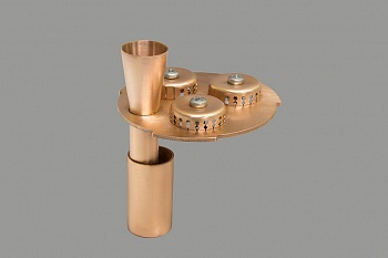 фото Медная тарелка для модульной тарельчатой колонны Д80 серии ВАКУУМ (3)
